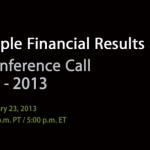 Apple terrà la conferenza finanziaria sul primo trimestre fiscale del 2013 il prossimo 23 gennaio