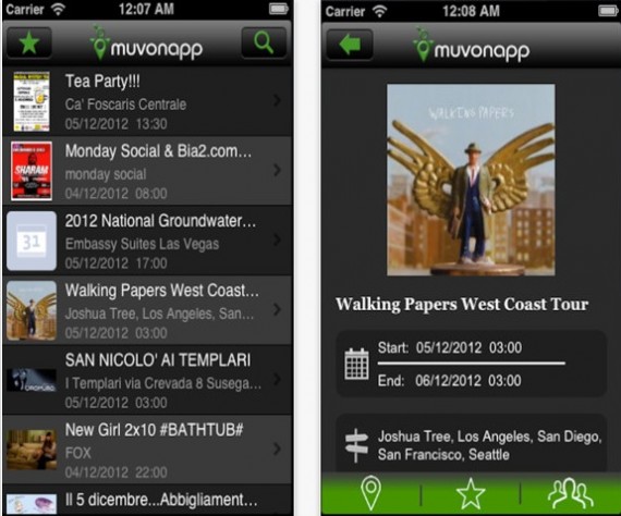 Muvonapp: trova gli eventi che ti circondano