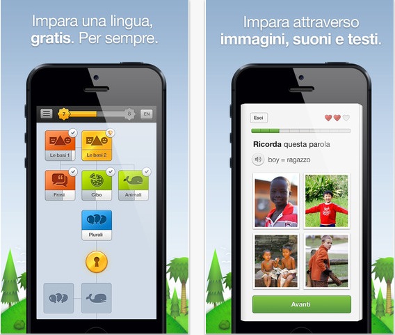Impara l'inglese con Duolingo iPhone pic0