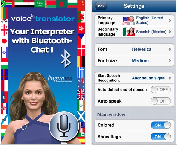 Voice Translator Linguatec iPhone pic0