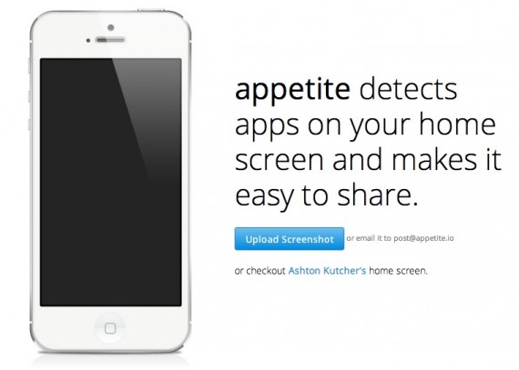 Appetite.io riconosce automaticamente le apps dai tuoi screenshot