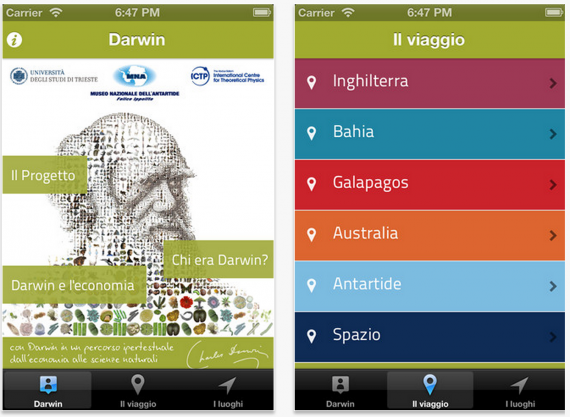 Approda su App Store con Darwin in un percorso “ipertestuale dall’economia alle scienze naturali”