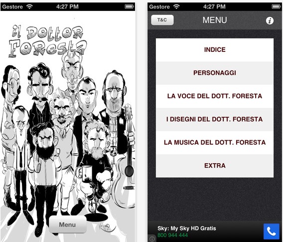 Il Dottor Foresta, un divertente audiolibro per iPhone