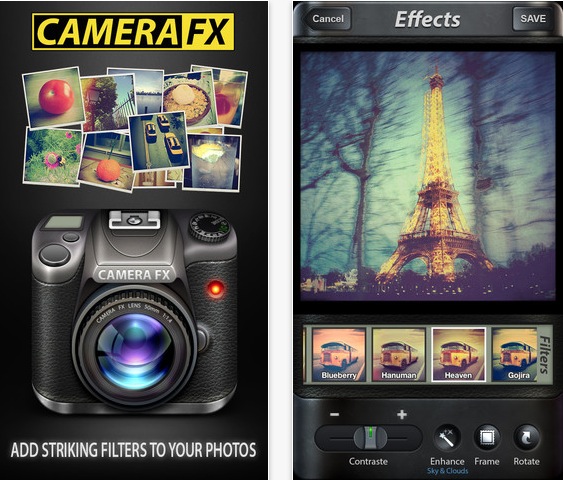 Camera FX, una delle migliori app fotografiche per iPhone, disponibile in offerta gratuita