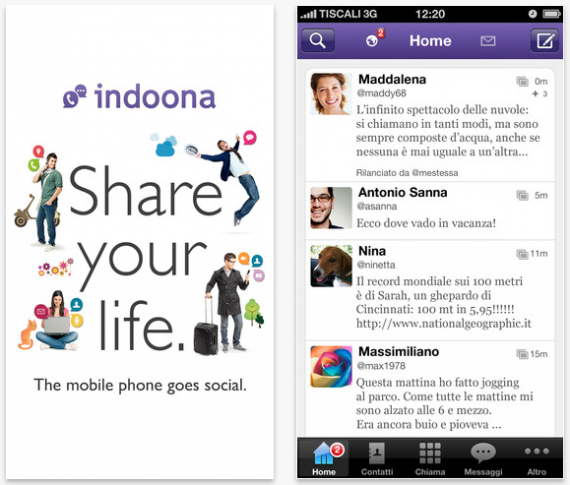 Indoona si aggiorna alla versione 2.2 con numerose novità
