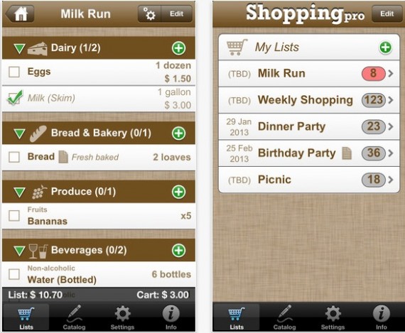 Shopping Pro, una nuova app per gestire la lista della spesa