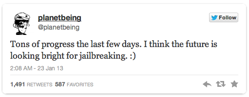 Il jailbreak di iOS 6 e iPhone 5 è sempre più vicino: nuovi progressi dagli hacker e Pod2G invita Apple a rilasciare iOS 6.1