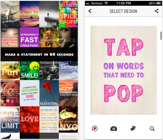 Quipio, l’app gratuita per scrivere le citazioni sulle tue foto