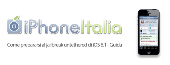 Come prepararsi al jailbreak untethered di iOS 6.1 – Guida