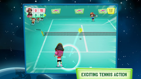 Tennis Hot Shots Galaxy: tennis arcade su mondi alieni