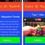 Il Cubo di Rubik e un’app che contiene una guida per risolverlo
