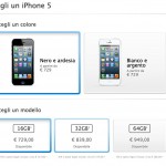 iPhone 5 disponibile con spedizione immediata su Apple Store online