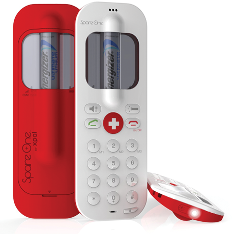 CES 2013: ecco SpareOne Plus, il cellulare con 15 anni di autonomia
