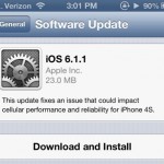 Apple rilascia iOS 6.1.1 per iPhone 4S