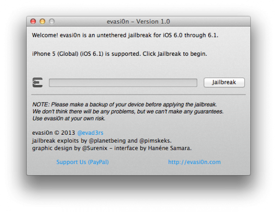 Come eseguire il jailbreak untethered su iPhone 4S con iOS 6.1.1 utilizzando Evasi0n 1.3 – Guida
