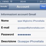 Come cambiare il nome del mittente nelle e-mail inviate da iPhone