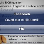 Enable Copy text in Facebook app, un tweak per copiare i contenuti della Timeline in Facebook – Cydia