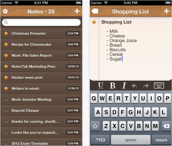 NotesTab: app “note” per iPhone con possibilità di sincronizzazione con Mac e Windows