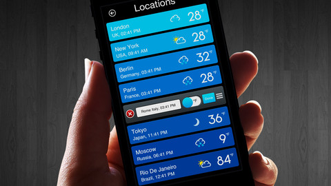Weather Magic Pro - Meteo in diretta e orologio mondiale iPhone pic0
