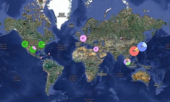 Ecco una mappa interattiva che mostra tutti i fornitori di Apple nel mondo