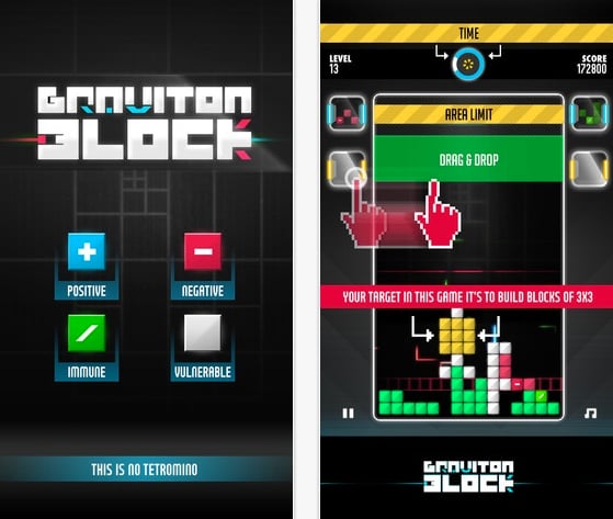 Graviton Block: un Tetris a differenti polarità