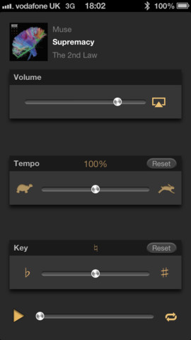 Highnote, l’app per modificare tempo e chiave dei brani musicali su iPhone