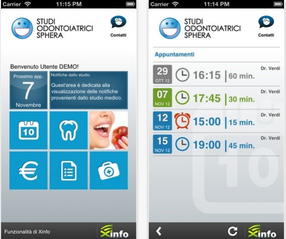 Xinfo: l’app per gestire lo studio odontoiatrico