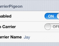 Come personalizzare il logo operatore con CarrierPigeon – Cydia