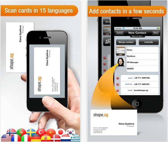 Business Card Reader 2.4 disponibile su App Store