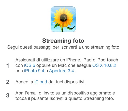 Streaming foto iPhone pic1