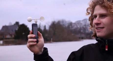 Wind Meter: nuovo progetto Kickstarter per misurare la velocità del vento da iPhone