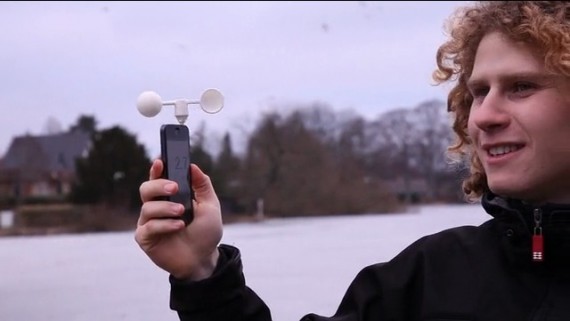 Wind Meter: nuovo progetto Kickstarter per misurare la velocità del vento da iPhone