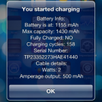 Come ricevere tante informazioni sulla batteria dell’iPhone collegandolo all’alimentazione – Cydia