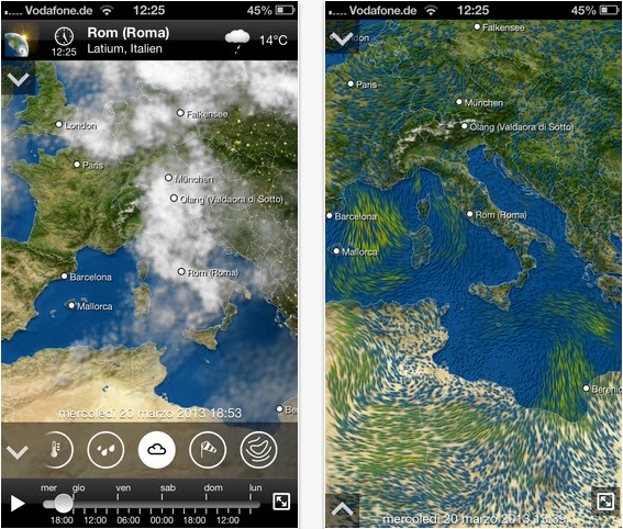 MeteoEarth iPhone pic1