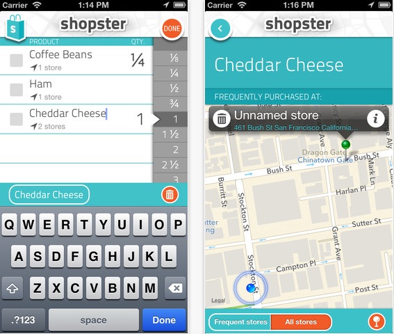 Shopster: la lista della spesa… geolocalizzata!