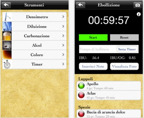 iBrewer, l’applicazione per l’Homebrewing