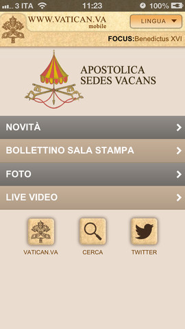 Vatican.va: l’app ufficiale del Vaticano approda su App Store