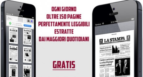 iRassegna, oltre 150 pagine estratte dai maggiori quotidiani nazionali GRATIS sul tuo iPhone