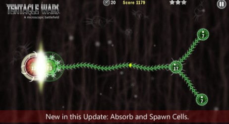 Tentacle Wars 2.0: 40 nuovi livelli tutti da giocare