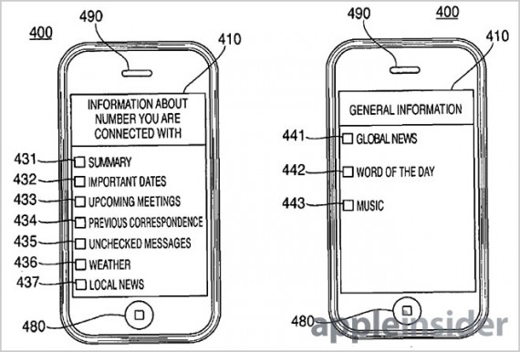 Apple brevetta un sistema che mostra informazioni dinamiche sulla persona con cui stiamo parlando a telefono