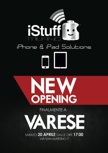 Apre lo store iStuff di Varese: in regalo tante custodie per iPhone della Benjamins