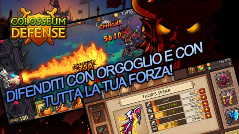 Colosseum Defense: un gioco touch di difesa armata