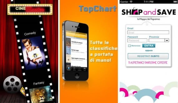 iPhoneItalia Quick Review: CINEMaster, TopChart Italia e Shop and Save