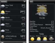 Temps mobile: nuova app meteo per iPhone e iPad