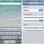 Clear The Air consente di scegliere la trasparenza dello sfondo di Spotlight – Cydia