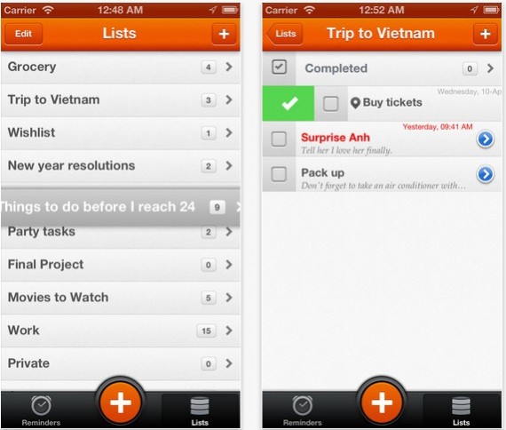Complete: una nuova app per gestire i promemoria in maniera localizzata e per data