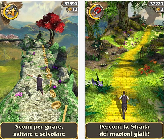 Disney rilascia il primo update per Temple Run OZ