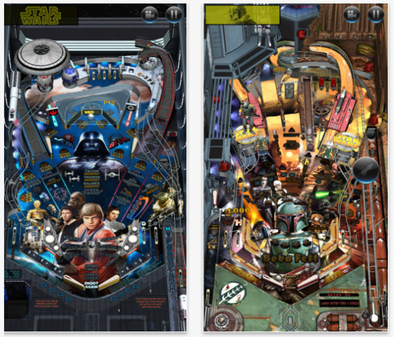 star wars pinball