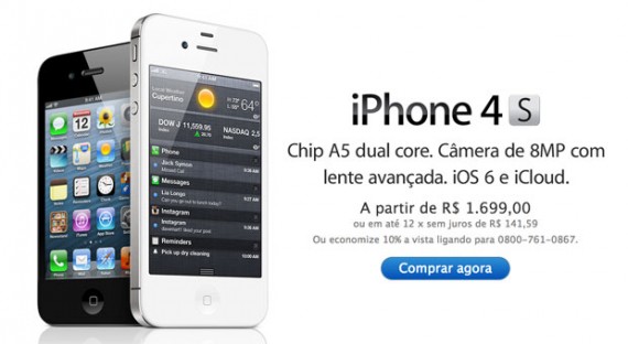 Apple taglia i prezzi di iPhone 4 e iPhone 4S in Brasile