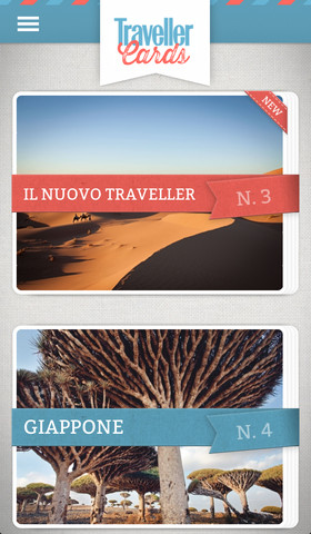 Decidi dove viaggiare con Traveller Cards